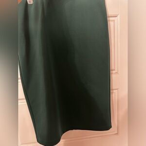Dark Green Pencil Skirt Size M
